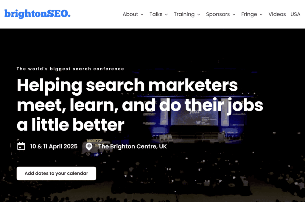 BrightonSEO – Homepage
