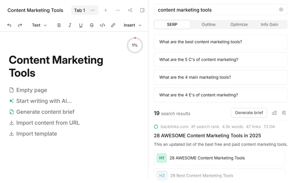 Frase – Content optimization
