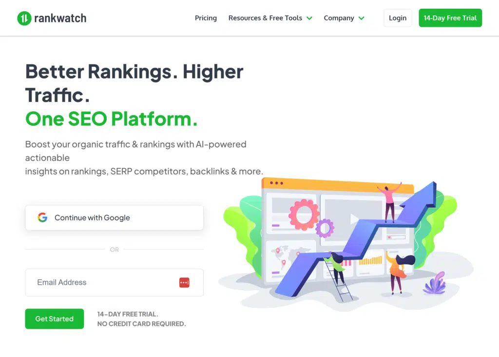 Rankwatch – Homepage