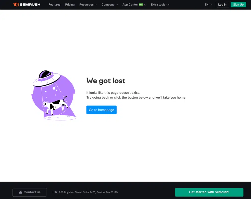 Semrush: We got lost, go to homepage Semrush: We got lost, go to homepage