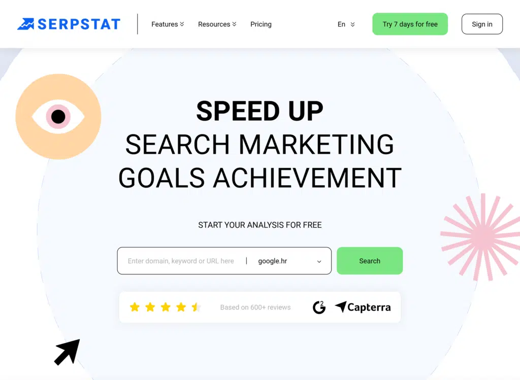 Serpstat – Homepage